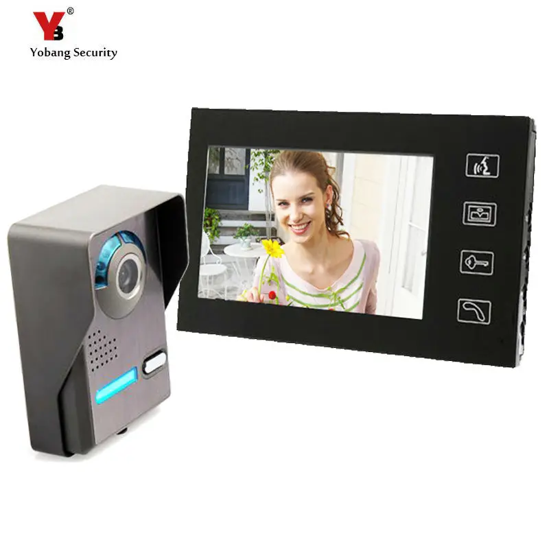 Видеодомофон Yobang 7 ''с сенсорной клавиатурой и камерой|doorbell camera|camera doorbellvideo