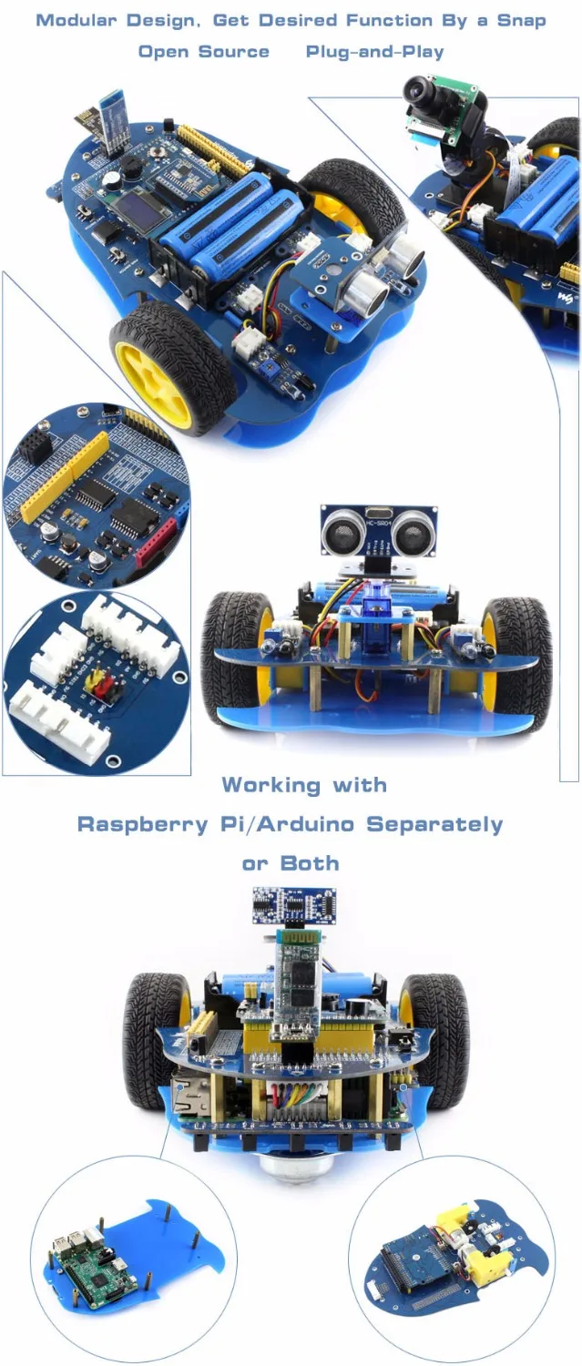 AlphaBot Мобильная разработка робота платформа на шасси