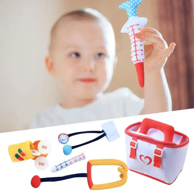 1 комплект детский набор доктора игрушки Мягкий медицинский набор Инструменты для моделирования