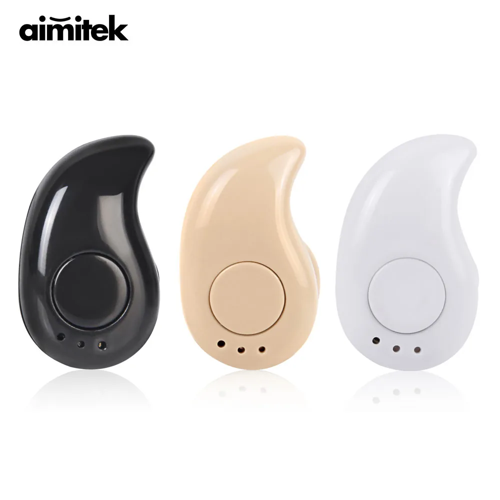 

5pcs/lot S530 Mini Wireless Bluetooth Earphone Invisible Earbud Small Music Play In-ear Headset Handsfree with Mic for Phones