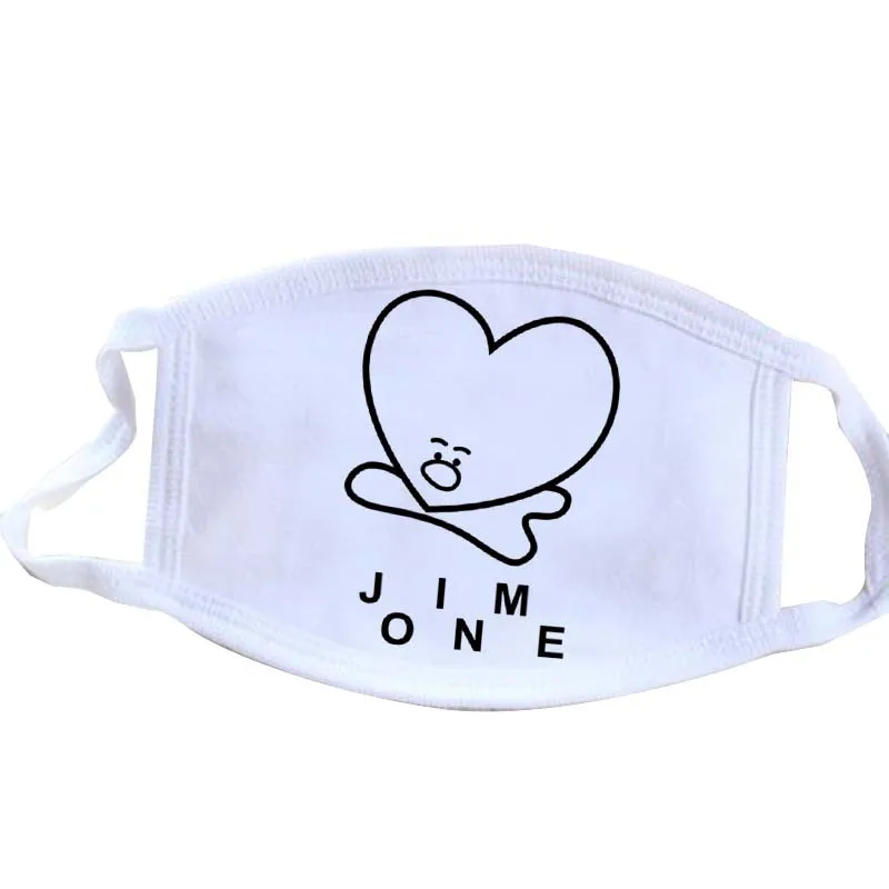 2018 new Kpop BTS shield jim one Dustproof Warmth face mouth Masks New Face Muffle Respirator Cotton | Аксессуары для одежды