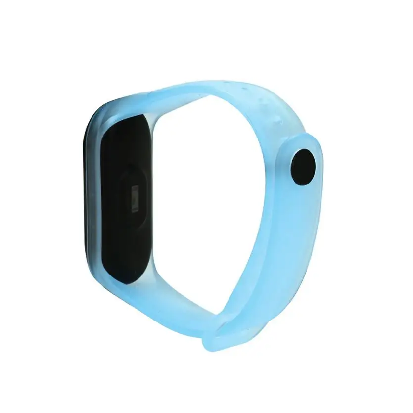 Прозрачный силиконовый сменный браслет на запястье для XiaoMi Mi Band 3 Носимых