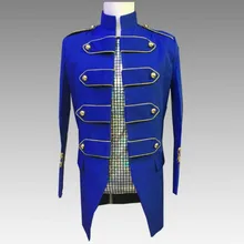 Европа и США новая звезда с же суд мужской костюм платье бар мужской гость Длинные Костюмы