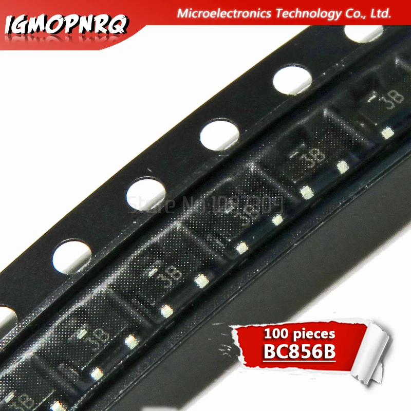 100pcs/lot BC856B BC856 SOT 23 3B transistor new original free shipping ...
