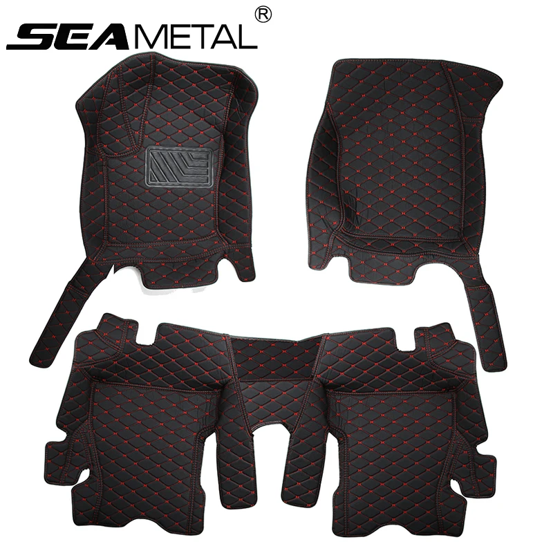 

LHD For Ford Focus 2 3 2005 2006-2012 2013 2014 - 2016 2017 2018 Car Floor Mats Covers Leather Interior Auto Rugs Floor Mat Pads