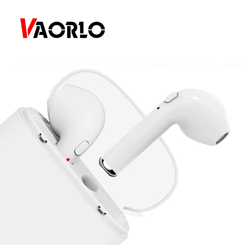 

VAORLO TWS Bluetooth Earphone Mini Wireless Earpiece Stereo Sport Headphones invisible Earbuds Headsets with Mic For iPhone X 8