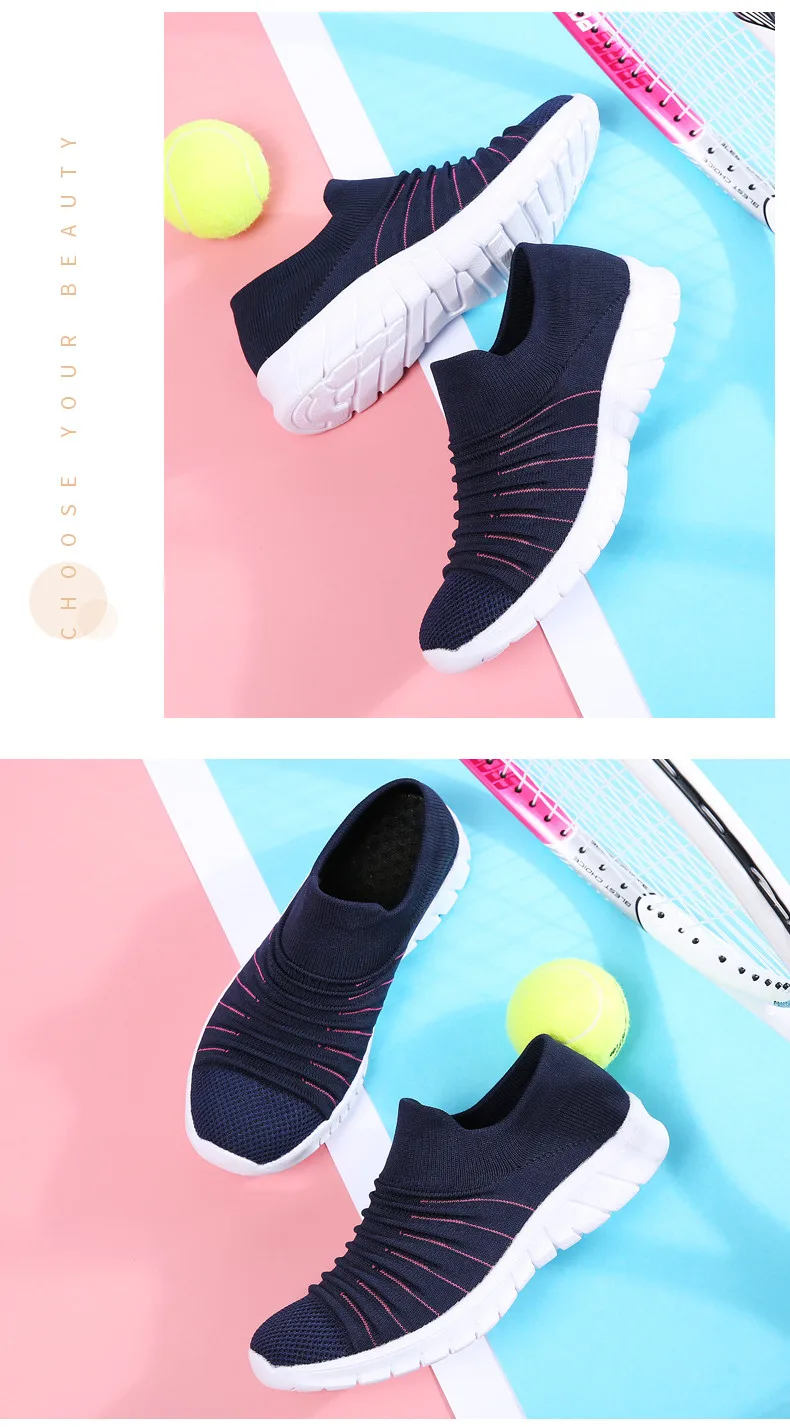 PINSEN 2019 Summer Women Sneakers Breathable Mesh Casual Flats Shoes Women Loafers Basket Femme Ladies Shoes tenis feminino 15