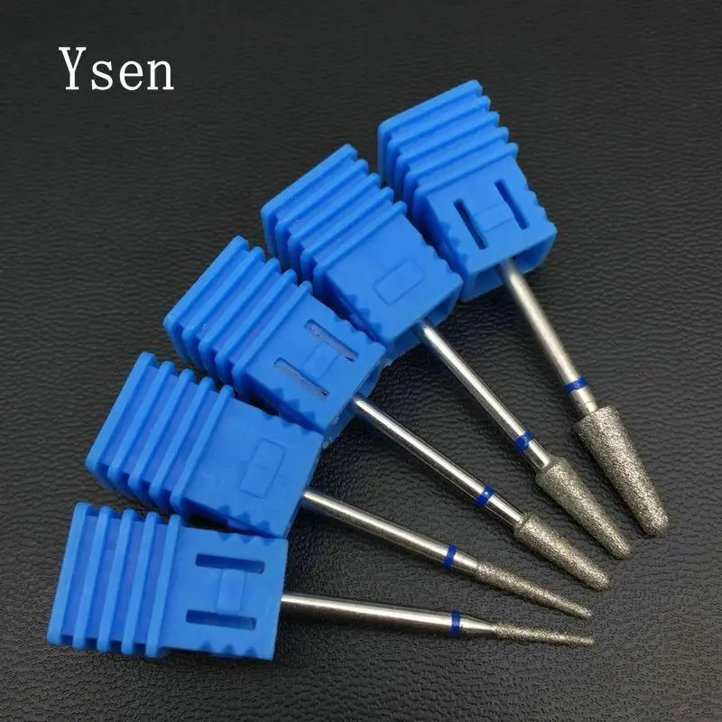 

5 Type Diamond Electric Nail Drill Burr Milling Cutter Nail Pedicure Electric Manicure Drill Accessory Nail Art Tools