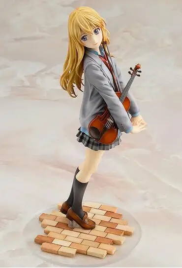 

Free shipping Anime Your Lie in April Miyazono Kaori 1/7 Scale Painted PVC Action Figure Collectible Model Toy 20cm