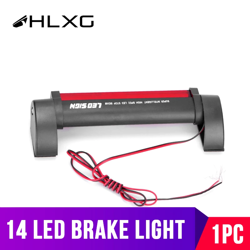 

12V Universal Auto 14 Red LED Car Styling Third Brake Light Bar Fog Lamp Truck Stop Tailgate High Mount Rear Roof Warning Light