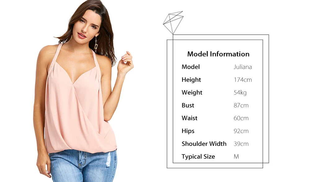 Chiffon Sleeveless Overlay Blouse