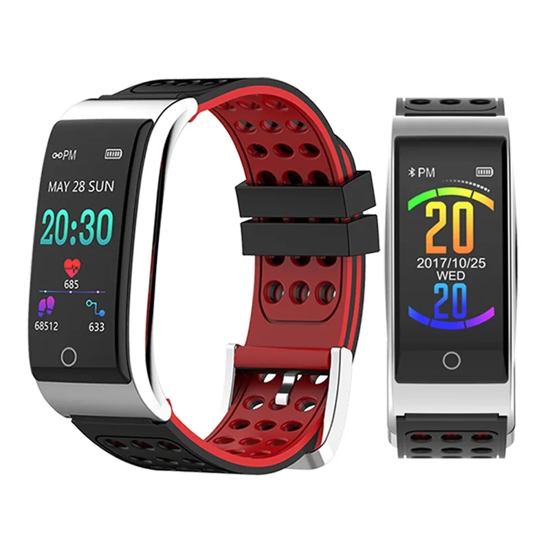 

ONEVAN E08 Plus Smart Band Heart Rate Tracker ECG/PPG Blood Pressure Fitness Tracker Smart Bracelet IP67 Waterproof Smartwatch