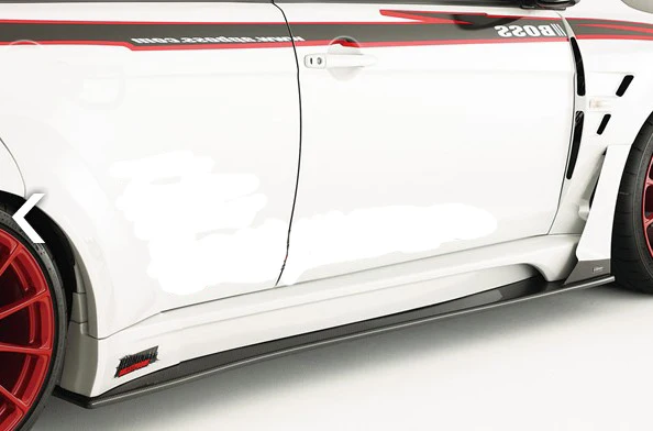 EVO 10 Varis Wide Ver.Side Skirts Under Board (2Pcs)