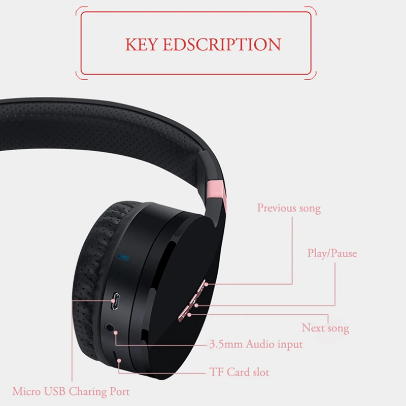 Gorsun E88 Bluetooth беспроводные наушники портативная складная гарнитура наушники спортивные игровые наушники