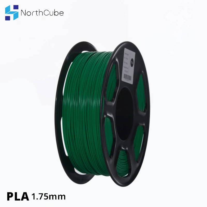 PLA нить 3D принтер 1 75 мм для принтера s 1кг (2.2lbs) +/ 0 02 зеленый цвет|Материалы 3D-печати| |
