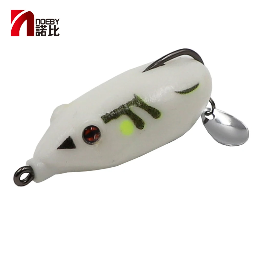 

Frog Lures Fishing BDW PVC Frog Lures 55mm/14g 6 Colors Fishing Topwater Frog Lures Tackle Pesca Artificial Bait 1 piece NOEBY