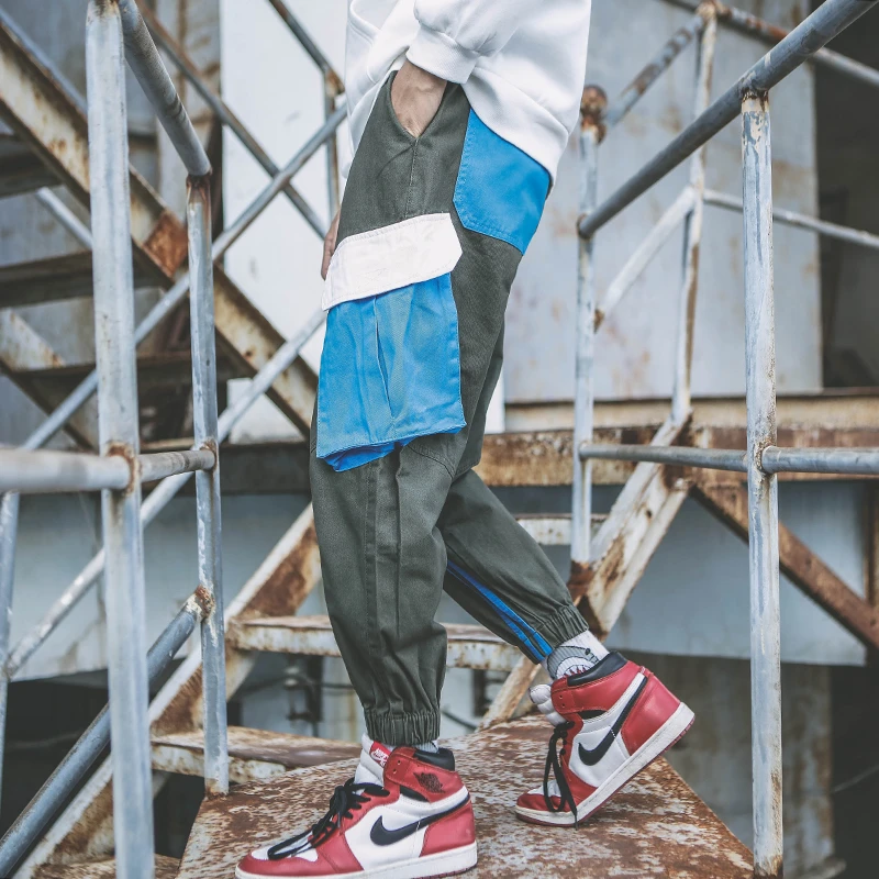 01-4 SharkPrint Joggers streetwear hip hop pants men