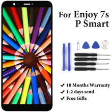 For P smart Enjoy 7S LCD Display With Touch Screen Assembly Replacement For Enjoy 7S LCD FIG-LX1 FIG-L21 FIG-ALl0 skinbox slim silicone 4people чехол для huawei p smart enjoy 7s transparent