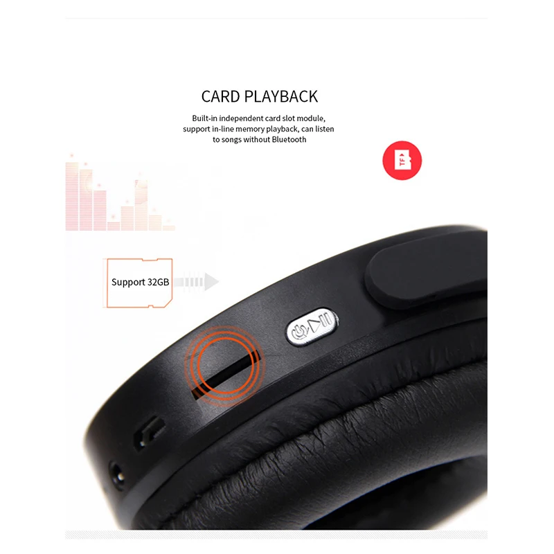 DPRUI Bluetooth наушники с микрофоном беспроводная гарнитура стерео складные