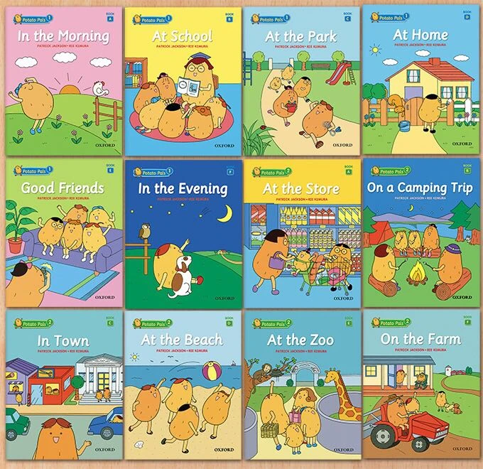 12 Books One Set Oxford Potato Pals Picture Book Young Children English Early Learning Book Literature Fiction Aliexpress