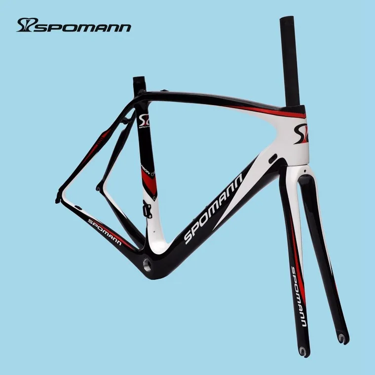 Flash Deal 2016 SPOMANN road bike frame full carbon fiber china bicycle frame 51CM bicicleta parts carbon frame + fork + clamp + headset 5 Flash Deal 2016 SPOMANN road bike frame full carbon fiber china bicycle frame 51CM bicicleta parts carbon frame + fork + clamp + headset 5