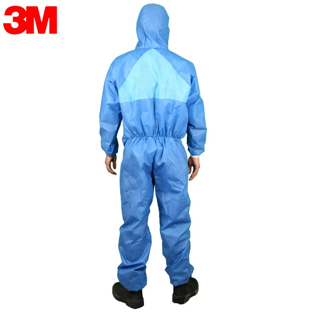 3 м защитный костюм одноразовый защитный комбинезон устойчивость к маслам жидкость Анти-статический дышащия кофты с капюшоном Защитная одежда