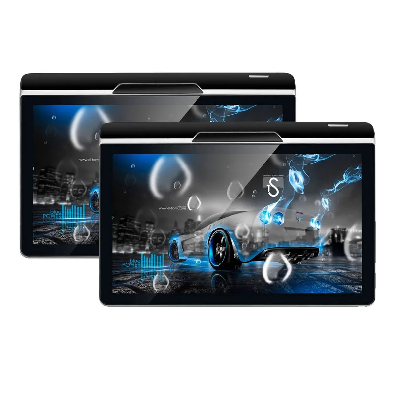 

2Pcs 11.6" Android 7.1 RAM 1GB ROM 8GB Octa-core 1.6GHz WIFI 3G/4G BT Mirror Link OBD TPMS FM Headrest Rear Seat Monitors 1080P