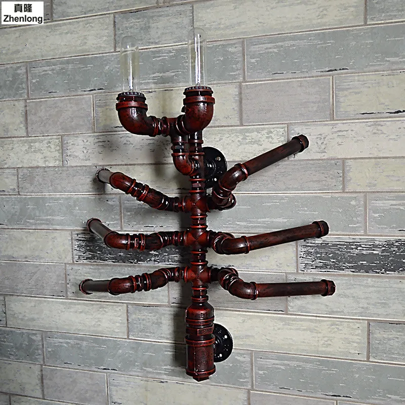 Винтажная железная водопроводная настенная лампа креативный DIY Ant