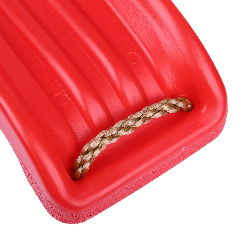 Child Outdoor Garden Tree Swing Rope Seat Molded For Kids Plastic Swings Belt Seat Toys Hanging Kindergarten Playground Gifts