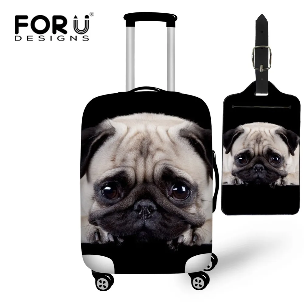 Travel Elastic Elastic Fits 26-28 Inch Suitcase Protector Cute Monkey Snout Teeth Smile Animals Luggage Cover