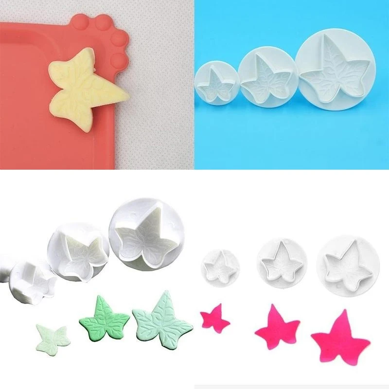 

Maple Leaf Shape Fondant Cookie Cake Plunger Cutters Mold Tools