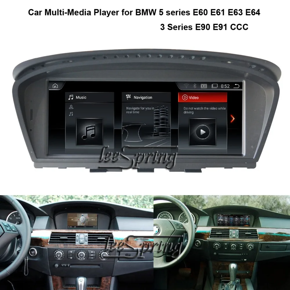 

8.8 inch Car Multimedia Player for BMW 5 series E60 E61 E63 E64 3Series E90 E91 CCC with GPS Navigation Android 6.0/ 2+16G