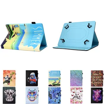 

PU Leather Cartoon Case For Lenovo Tab E10 TB-X104F / P10 TB-X705F / M10 TB-X605F 10.1 inch Tablet Universal Cover