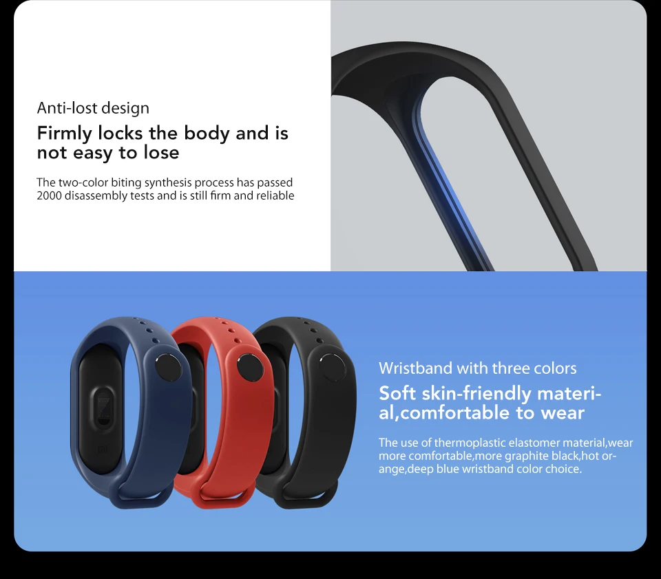 Xiaomi mi-браслет 3 Xio mi пульсометр Bluetooth 4,2 умный спортивный браслет OLED mi band 3 Smartband разноцветные ремни