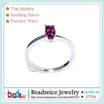 

Beadsnice ID27736 top quality sterling silver rings 925 dainty ring wholesale midi rings for women with Tourmaline