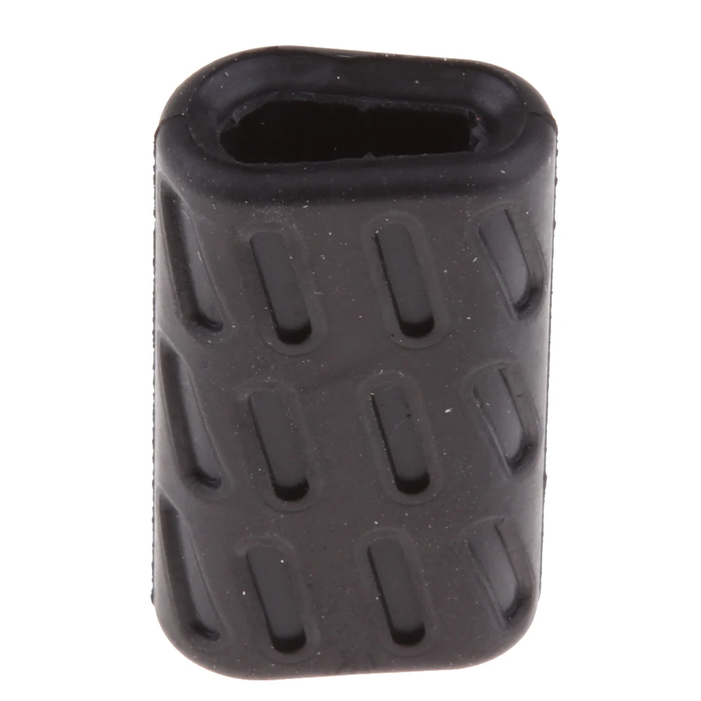 1x Black Motorcycle Bike Shifter Gear Shift Lever Rubber Tip Pad