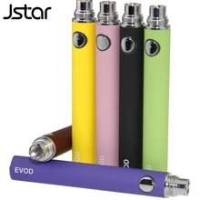 100 шт./лот Jstar EVOD Батарея 650 мА/ч, 900 мА/ч, 1100 mah EVOD Батарея для MT3 CE4 CE5 CE6 электронная сигарета E сигареты комплект