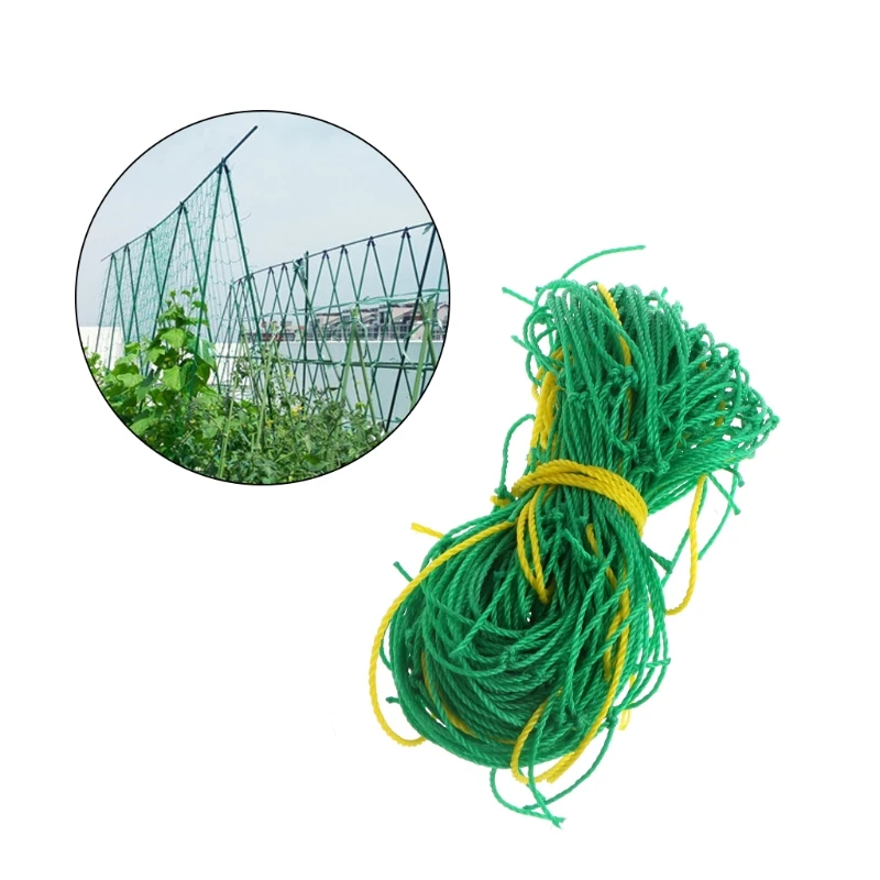 Садовые зеленые нейлоновые шпалеры, поддержка для плетения, скалолазание, сетка для растений, забор, скалолазание