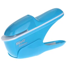 Creative Hot Mini Stapler Safe Staple Free Stapler 10 Sheets Office Paper binding Stapleless Stapler Without
