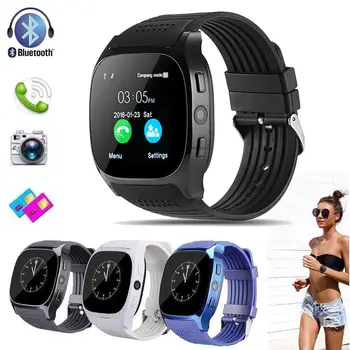 

T8 Bluetooth Smart Watch With Camera Support TF Card SIM Card Smartwatch For Android Phone Sports Wristwatch PK DZ09 A1