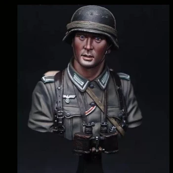 

DIY 1/10 BUST Resin Figure Model Kit Character Model German Soldier War Film Character X109