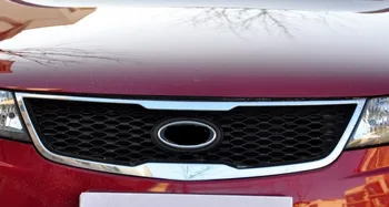 

ABS Chrome Upper Grill Front Radiator Grille Insert For Kia Forte 2011-2013