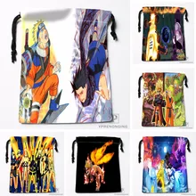 Пользовательские Наруто мешки Drawstring печати Путешествия хранения мини-сумка Плавание Пеший Туризм игрушки мешок Размеры 18x22 см#180412-11-23
