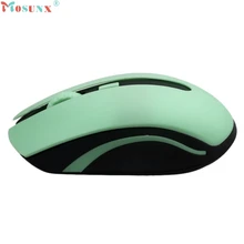 Hot-sale MOSUNX 4 Buttons 5 Colors 1600DPI 2.4GHz Wireless Optical 4D Gaming Mouse Mice + Receiver for Computer Laptop Gifts