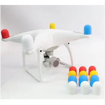 

4Pcs transparent Shields Silica gel Motor Protective Cover Cap for Drone DJI Phantom 3 4 PRO Standard Drone Accessories kit