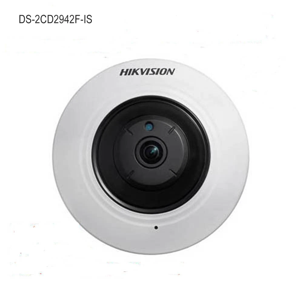 DS-2CD2942F-IS Multi-language Version 4MP Fisheye Camera 360 View CCTV IP Camera Support Audio In/Out SD Card / PoE/ IR