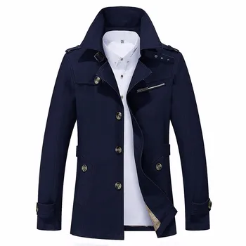 

2018 New Fashion Slim Handsome Coat Men'S Jacket Spring And Autumn Men'S Casual Trench Male Clothing Hot Windbreaker Size M-5XL