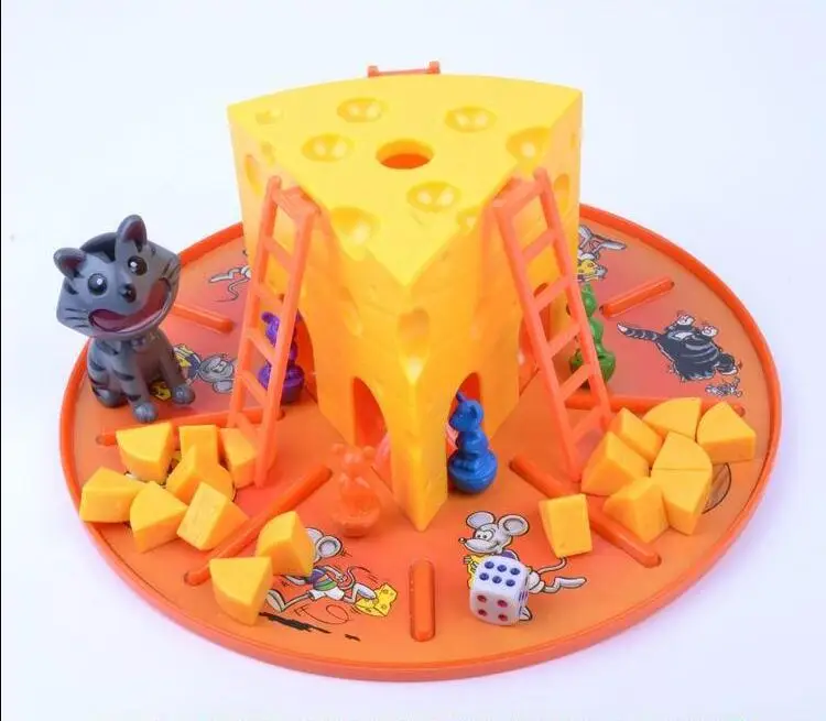 Развивающие детские настольные игрушки мышь кошка торт сыр родитель-ребенок развивающие игрушки семейные игрушки подарки на праздник