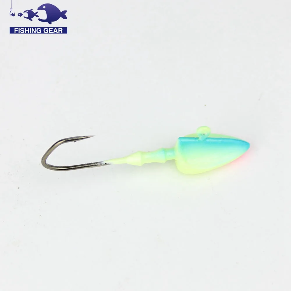 14g fishing lead jig head hook 3pcs sea bass ice carp fishing hooks lead head triangle jig head bait fishing leurre peche pesca  (14)