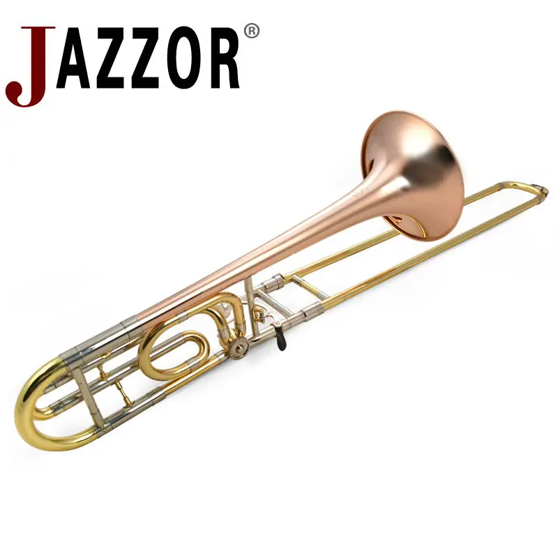 JAZZOR JZTB 800 tenor trombone,professional B flat/F flat brass wind